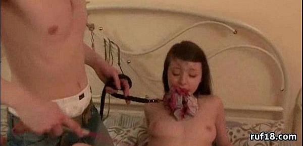  DDF - Tied Blowjob